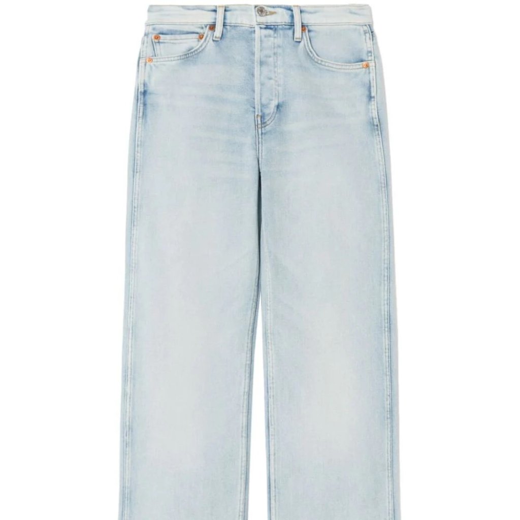 Re/Done 90s High Rise Loose Jeans Brand New Vapor Wave Size 30